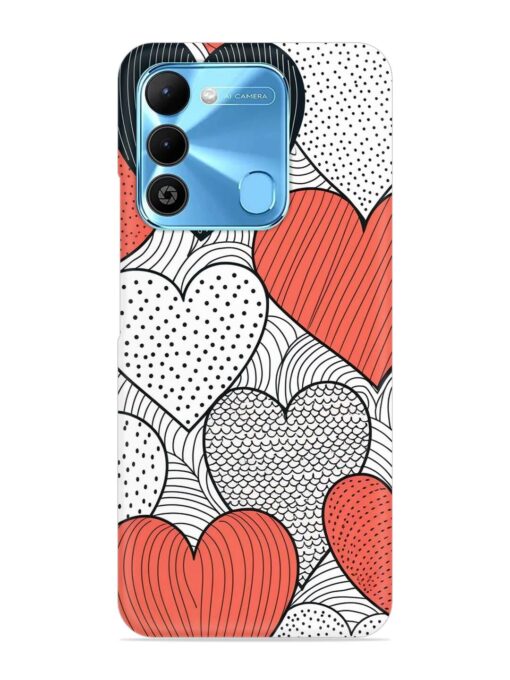 Girly Heart Seamless Snap Case for Tecno Spark 9