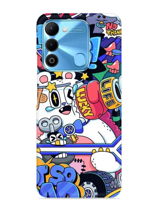 Universal Doodle Snap Case for Tecno Spark 9