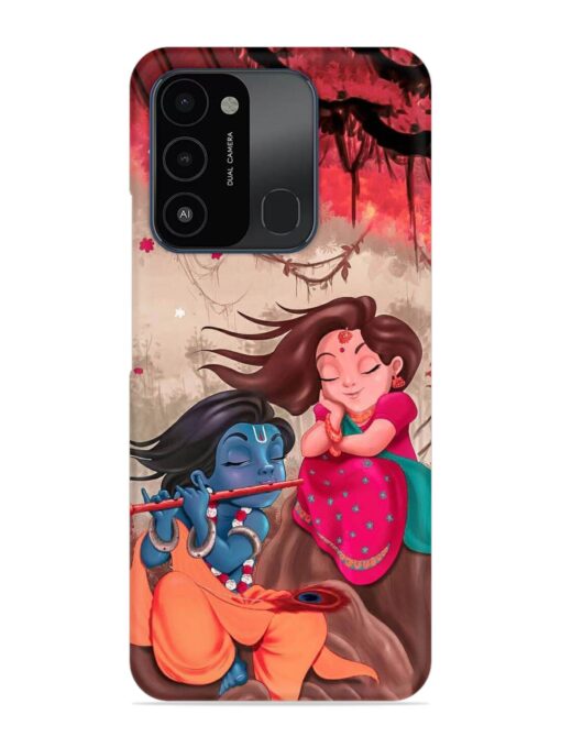 Radhe Krishna Water Art Snap Case for Tecno Spark Go (2022)