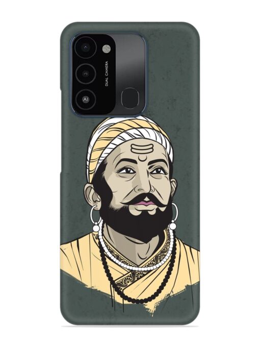 Shivaji Maharaj Vector Art Snap Case for Tecno Spark Go (2022)