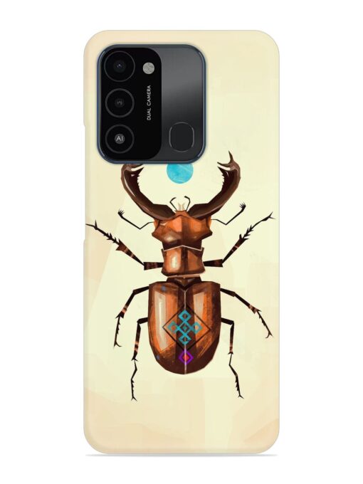 Stag Beetle Vector Snap Case for Tecno Spark Go (2022) Zapvi