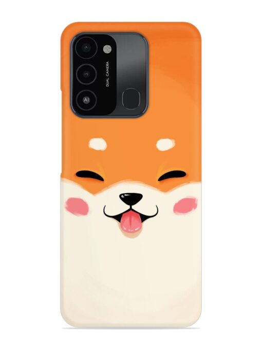 Cute Dog Face Vector Snap Case for Tecno Spark Go (2022)