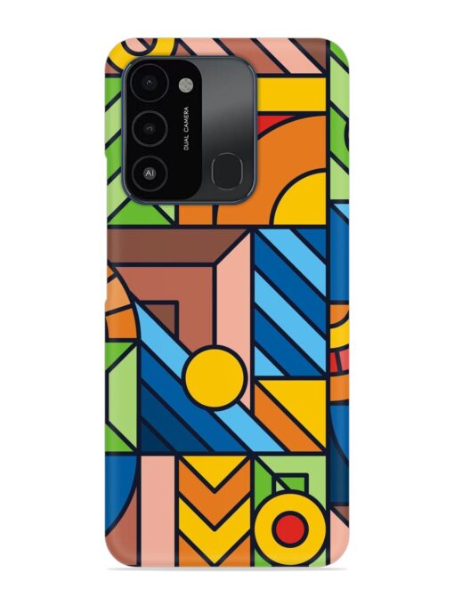 Colorful Geometric Snap Case for Tecno Spark Go (2022) Zapvi