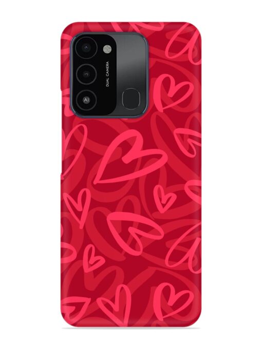 Seamless Romantic Pattern Snap Case for Tecno Spark Go (2022)