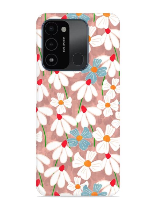 Abstract Petal Flowers Snap Case for Tecno Spark Go (2022) Zapvi