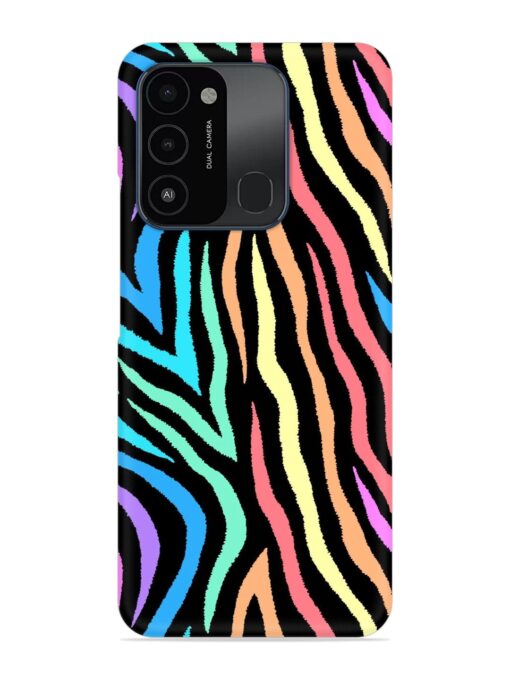 Colorful Abstract Zebra Snap Case for Tecno Spark Go (2022) Zapvi