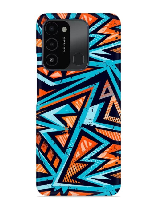 Abstract Seamless Grunge Snap Case for Tecno Spark Go (2022) Zapvi