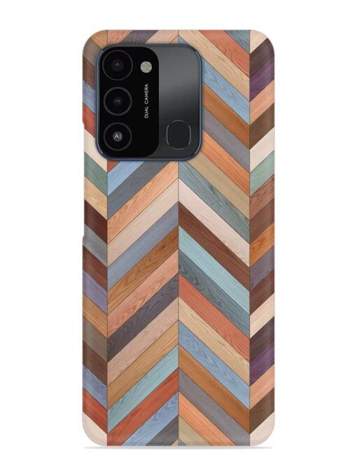 Seamless Wood Parquet Snap Case for Tecno Spark Go (2022) Zapvi