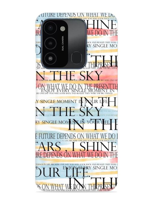 Seamless Slogans Pattern Snap Case for Tecno Spark Go (2022) Zapvi