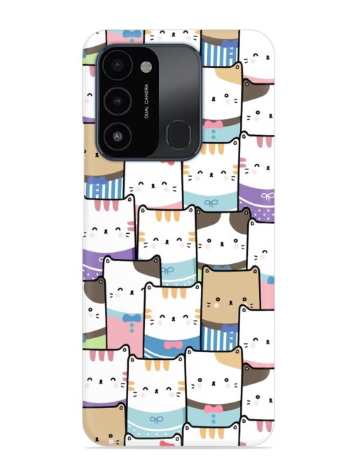 Cute Adorable Cat Snap Case for Tecno Spark Go (2022)