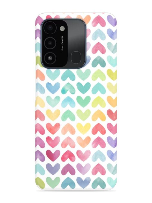 Seamless Colorful Watercolor Snap Case for Tecno Spark Go (2022) Zapvi