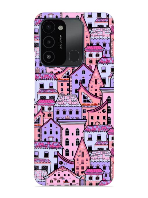 Seamless Pattern Houses Snap Case for Tecno Spark Go (2022)