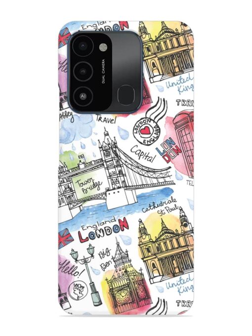 Vector London Landmark Snap Case for Tecno Spark Go (2022)