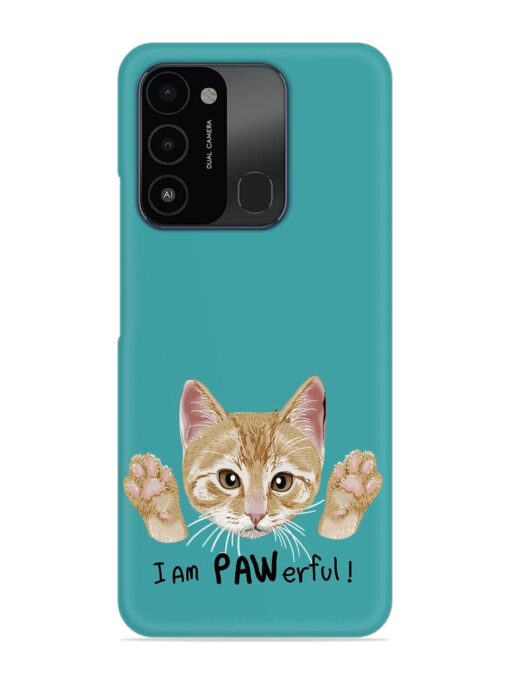 Typography Slogan Cat Snap Case for Tecno Spark Go (2022)