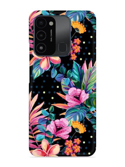 Seamless Floral Pattern Snap Case for Tecno Spark Go (2022) Zapvi