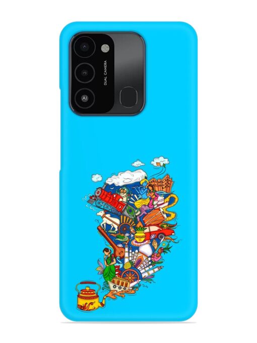 Vector Design Indian Snap Case for Tecno Spark Go (2022)