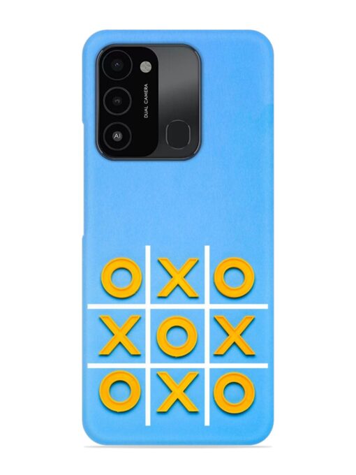 Yellow Plastic Crosses Snap Case for Tecno Spark Go (2022)