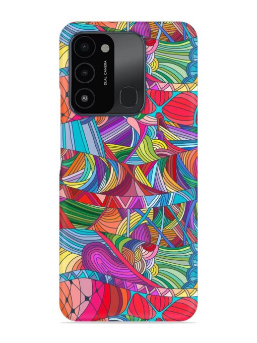 Seamless Patterns Hand Drawn Snap Case for Tecno Spark Go (2022)