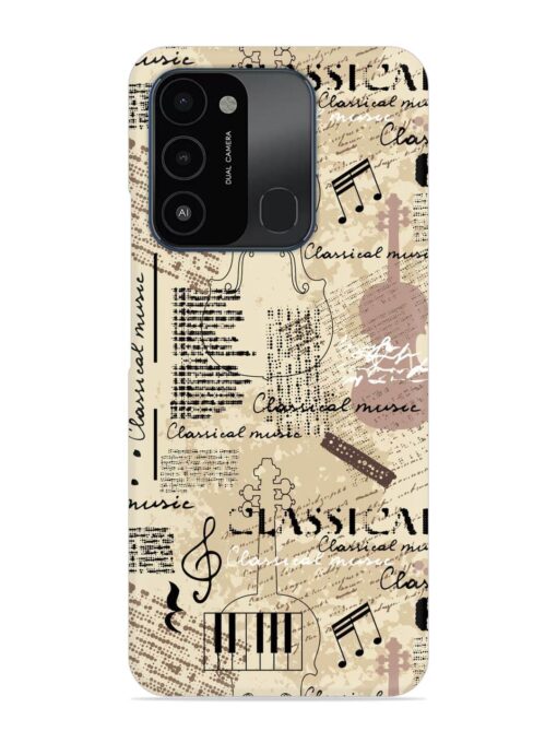 Classical Music Lpattern Snap Case for Tecno Spark Go (2022)