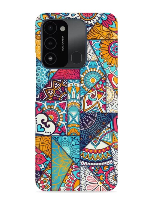 Patchwork Pattern Vintage Snap Case for Tecno Spark Go (2022)