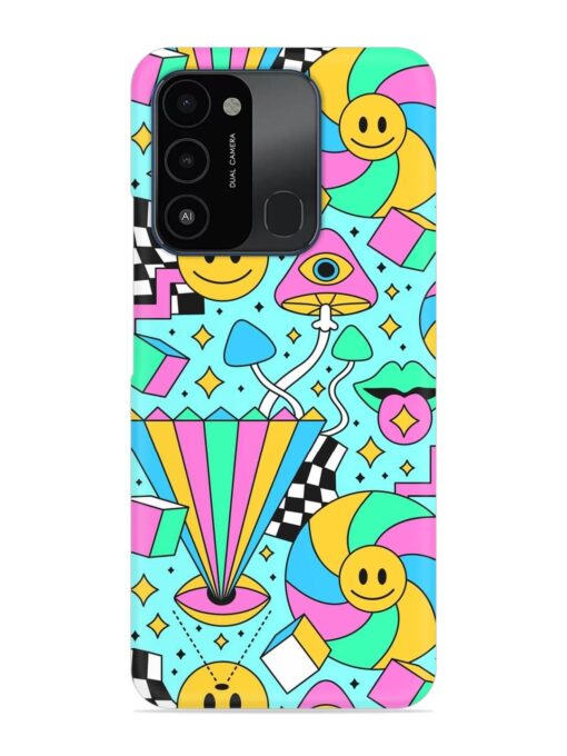 Trippy Rainbow 60S Snap Case for Tecno Spark Go (2022)