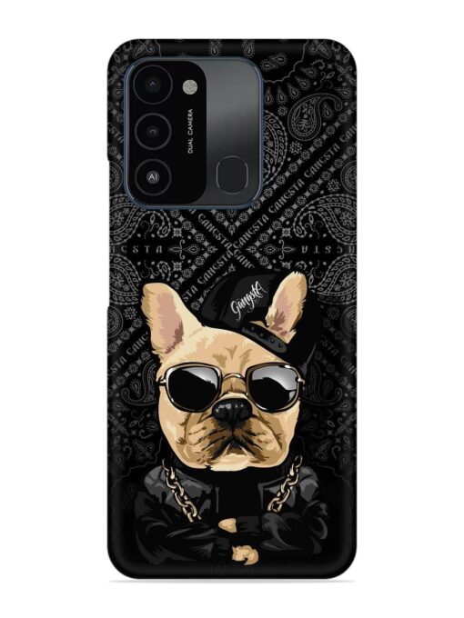 Gangsta Cool Sunglasses Dog Snap Case for Tecno Spark Go (2022)