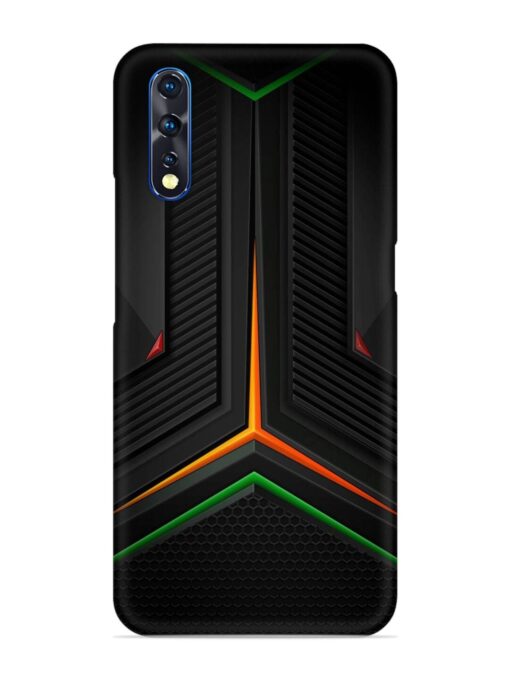 Orange Triangle Light Snap Case for Vivo S1 Zapvi