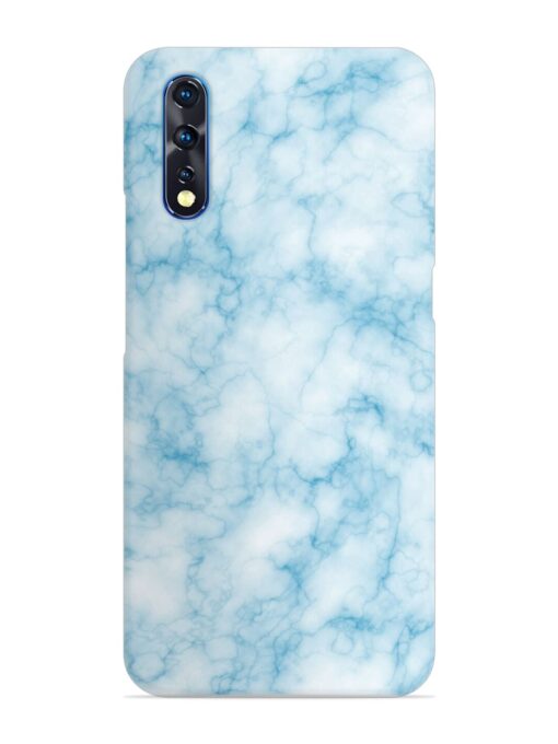 Blue White Natural Marble Snap Case for Vivo S1 Zapvi