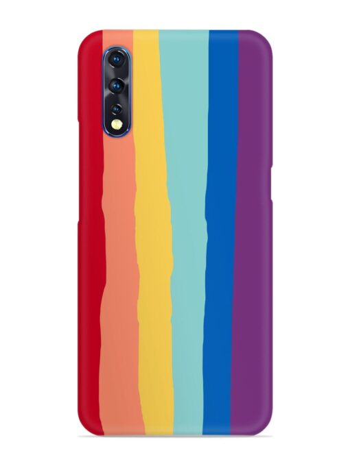 Rainbow Genuine Liquid Snap Case for Vivo S1 Zapvi