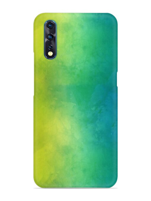 Yellow Green Gradient Snap Case for Vivo S1 Zapvi