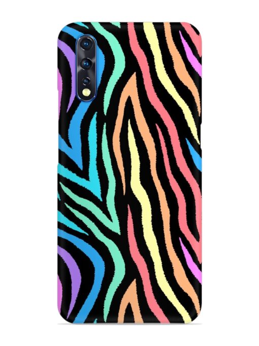 Colorful Abstract Zebra Snap Case for Vivo S1 Zapvi