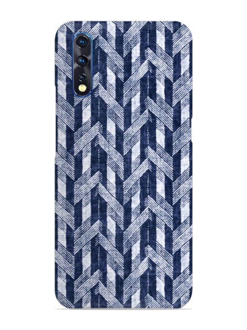 Abstract Herringbone Motif Snap Case for Vivo S1 Zapvi