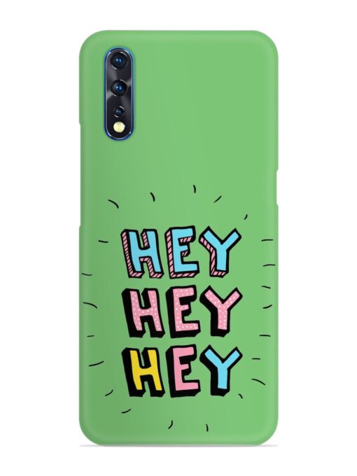 Hey Vector Cartoon Snap Case for Vivo S1 Zapvi