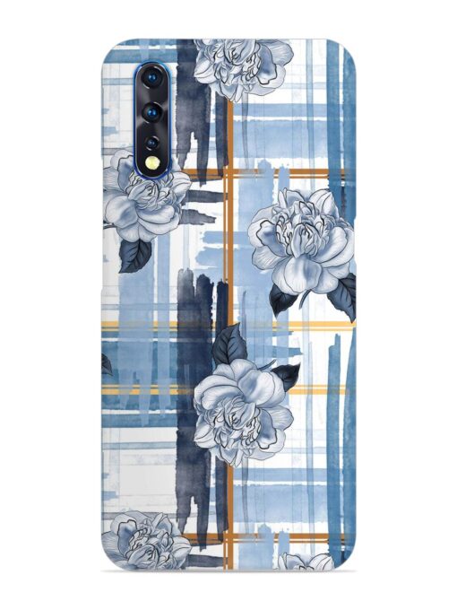 Watercolor Pattern Rose Snap Case for Vivo S1 Zapvi