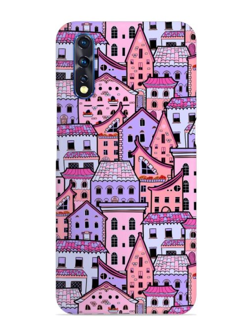 Seamless Pattern Houses Snap Case for Vivo S1 Zapvi