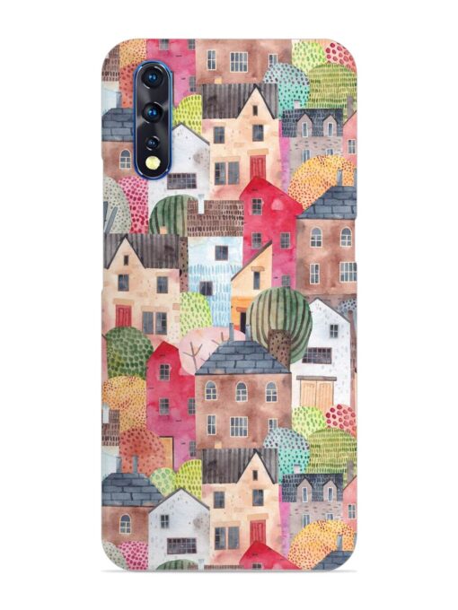 Abstract Seamless Pattern Snap Case for Vivo S1 Zapvi