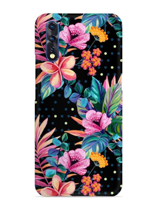 Seamless Floral Pattern Snap Case for Vivo S1 Zapvi