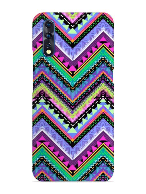 Tribal Aztec Print Snap Case for Vivo S1 Zapvi