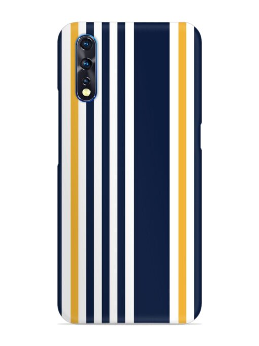 Seamless Stripe Pattern Snap Case for Vivo S1 Zapvi