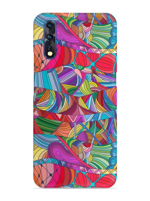 Seamless Patterns Hand Drawn Snap Case for Vivo S1 Zapvi