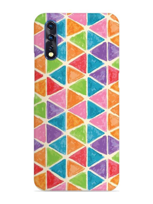 Seamless Colorful Isometric Snap Case for Vivo S1