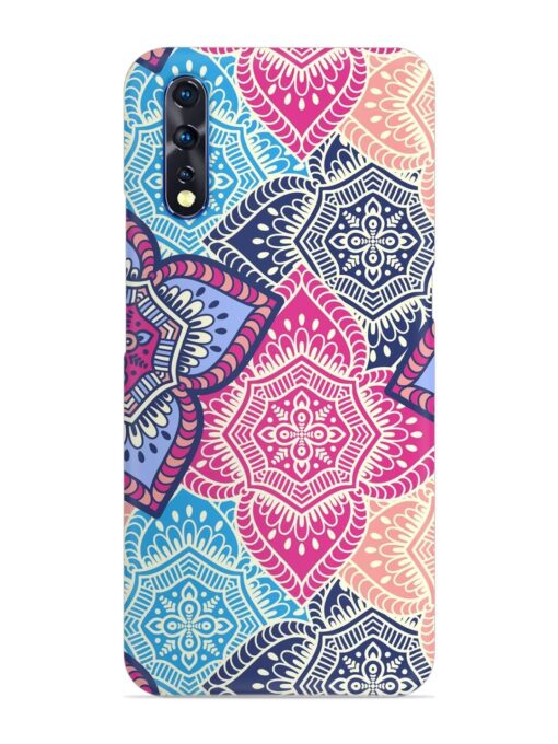 Ethnic Floral Seamless Snap Case for Vivo S1 Zapvi