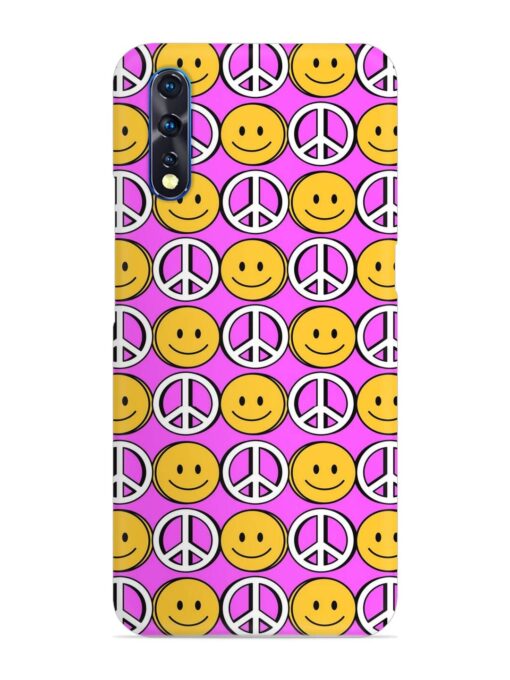 Smiley Face Peace Snap Case for Vivo S1 Zapvi