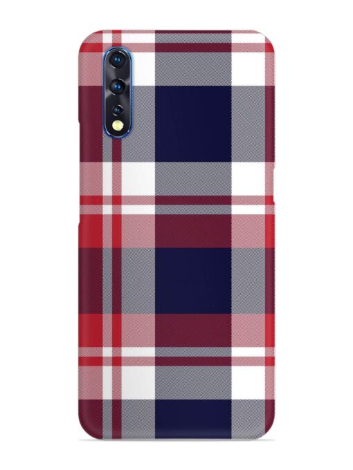 Classic Plaid Tartan Snap Case for Vivo S1