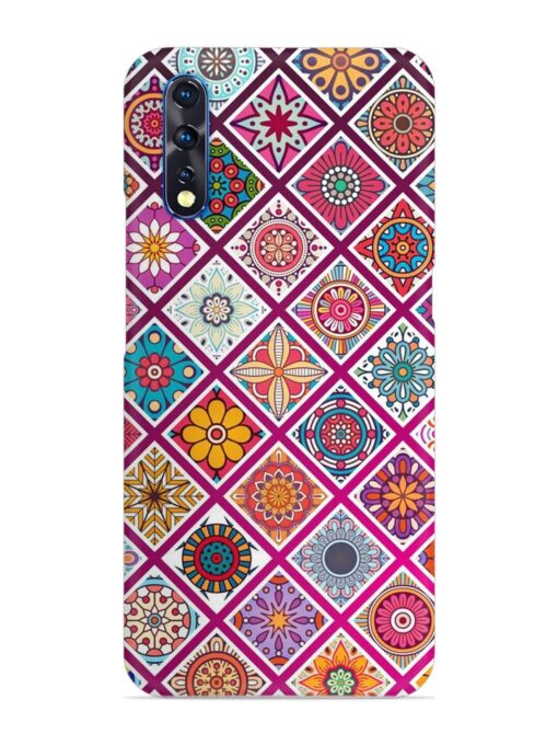 Seamless Tile Pattern Snap Case for Vivo S1 Zapvi