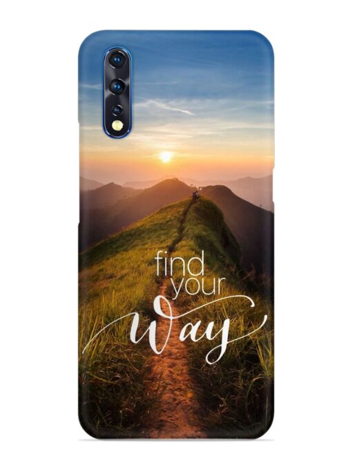 Find Your Way Snap Case for Vivo S1 Zapvi