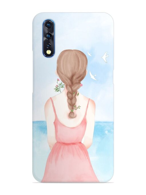 Watercolor Girl Vector Snap Case for Vivo S1