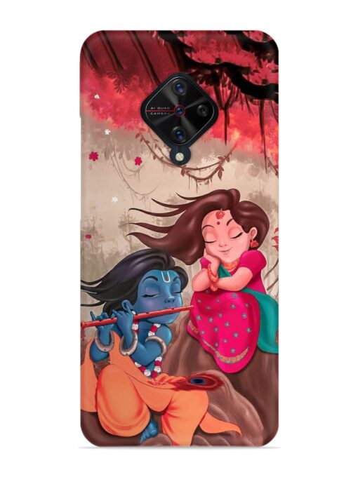 Radhe Krishna Water Art Snap Case for Vivo S1 Pro Zapvi