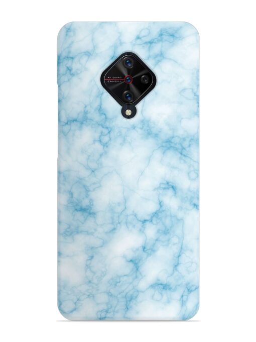 Blue White Natural Marble Snap Case for Vivo S1 Pro Zapvi