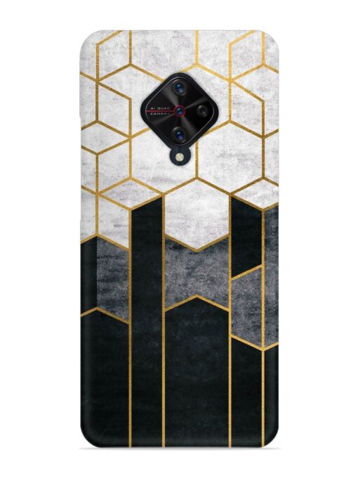 Cube Marble Art Snap Case for Vivo S1 Pro